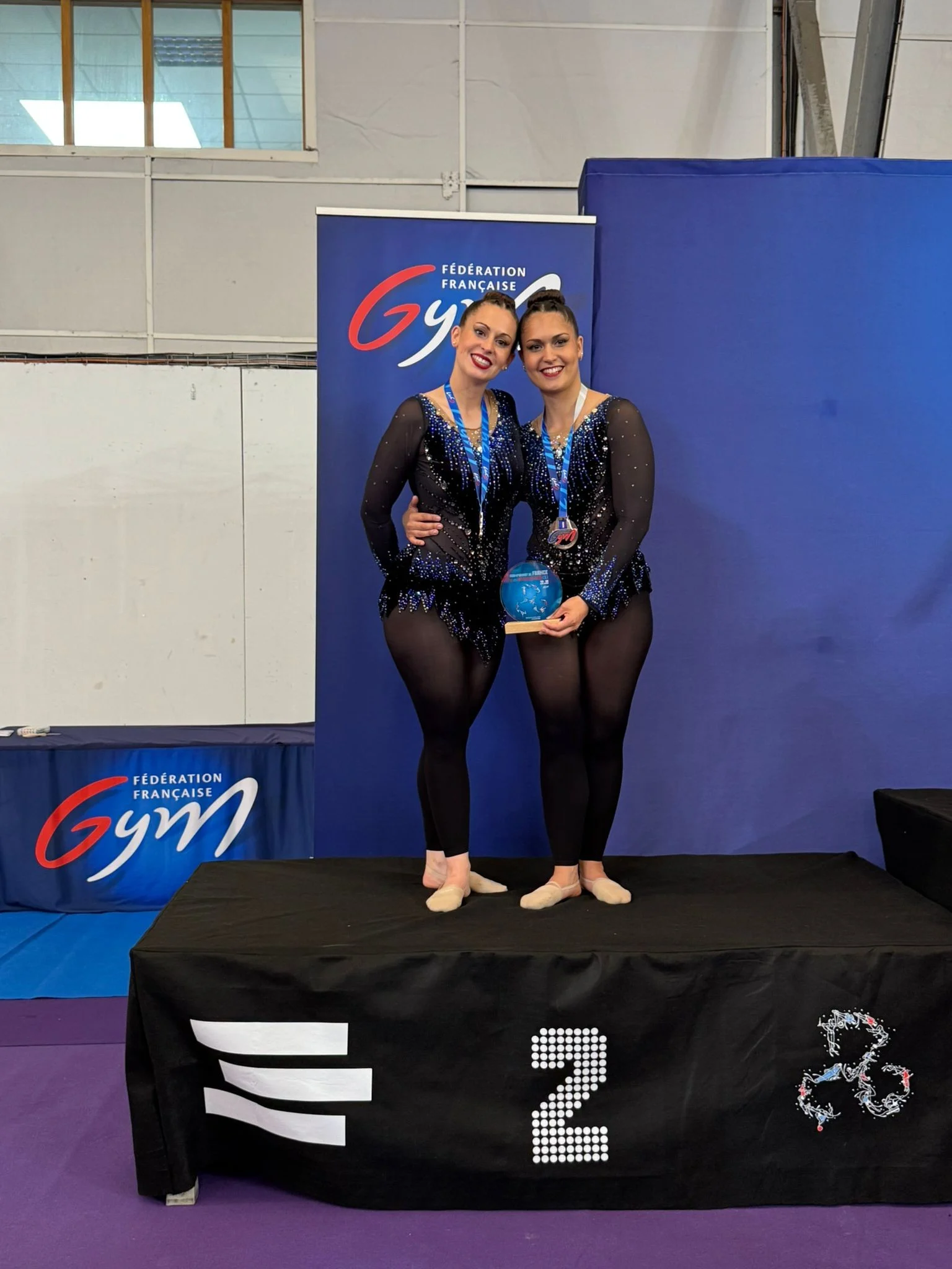 Notre Duo seniors, vice championnes de France !